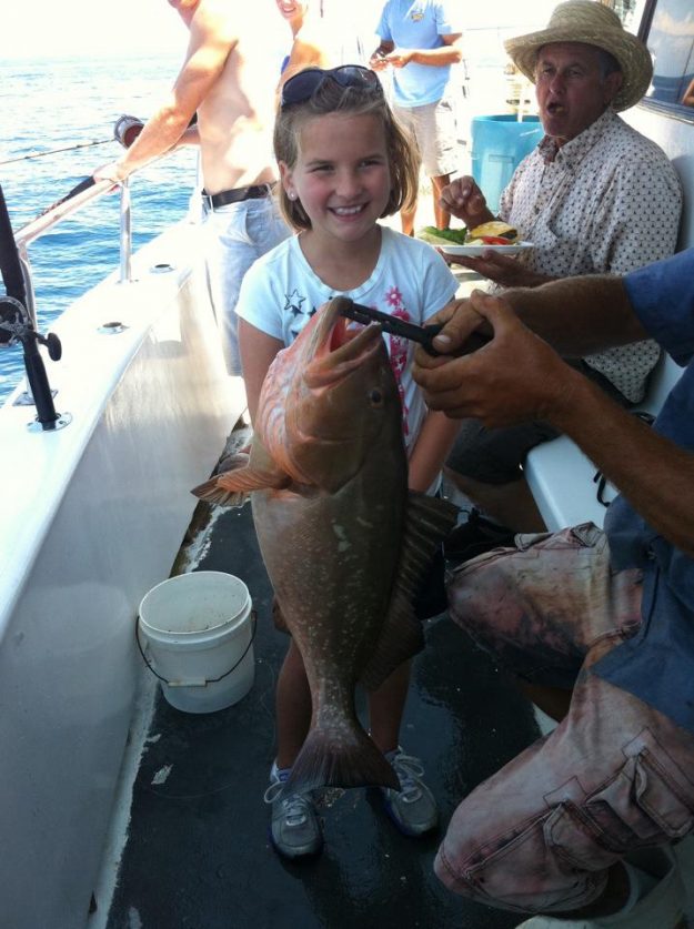 deep sea fishing family charter boat