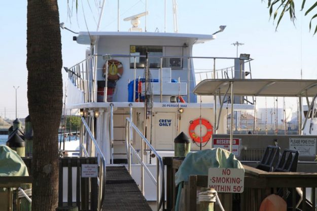 charter fishing boat dock