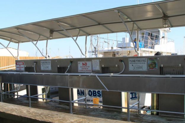 deep sea fish cleaning tables