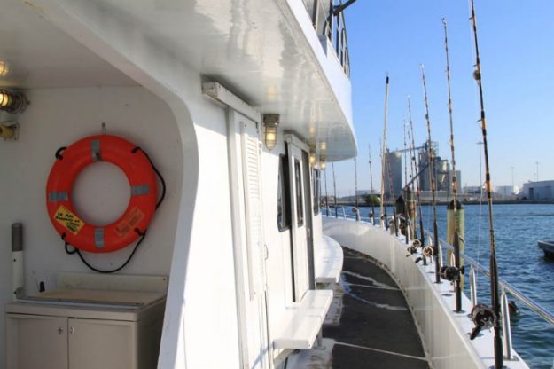 deep sea fishing boat deck