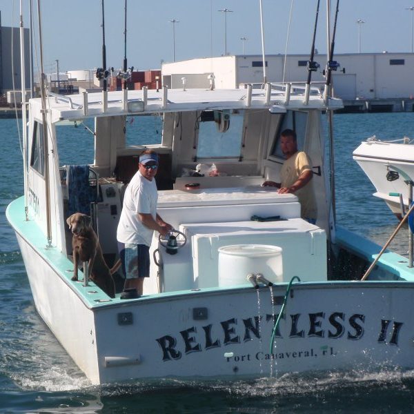 relentless charter fishing boat